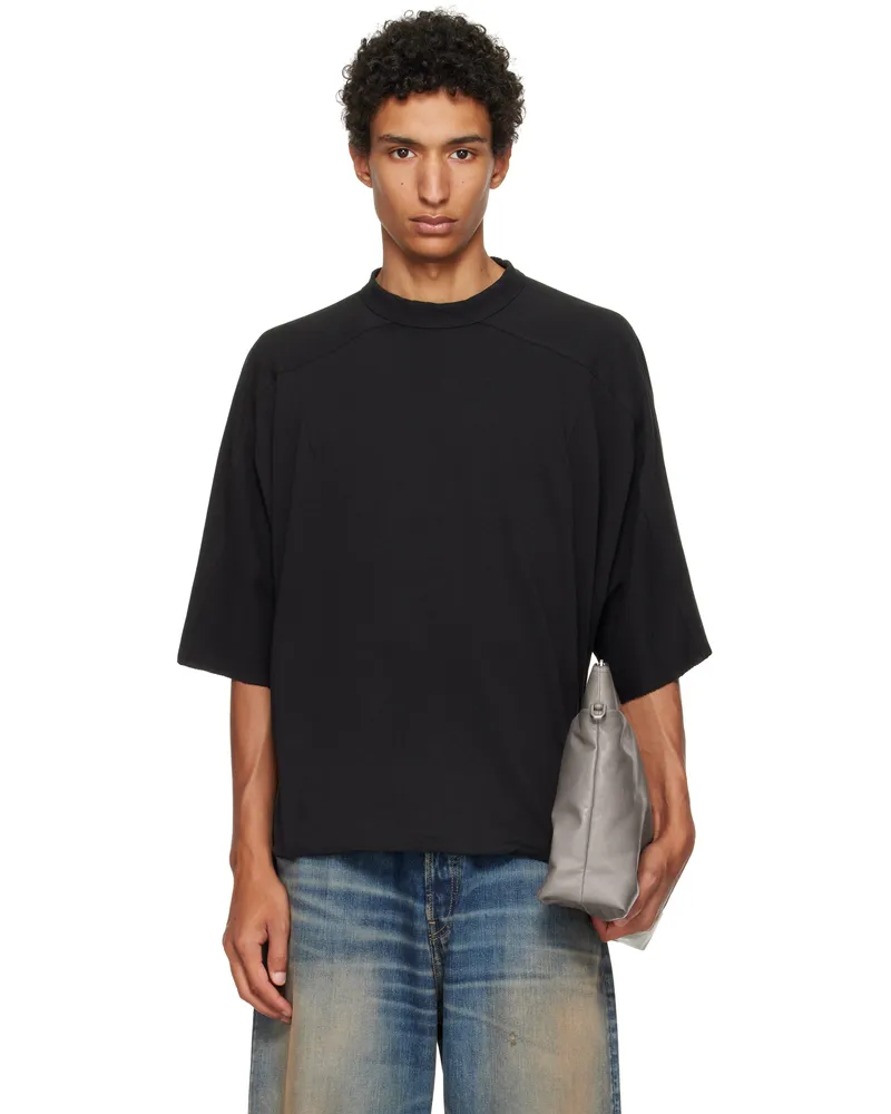 Entire Studios Black Heavy Dart T-shirt Soot