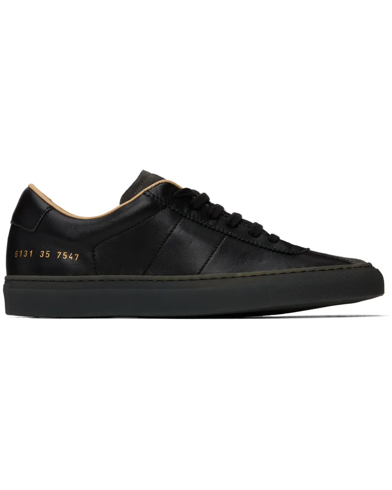 Common Projects Black Court Classic Sneakers 7547