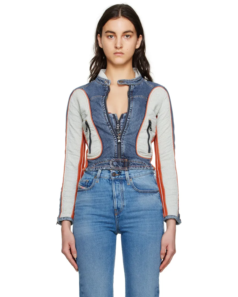 Diesel Blue De-Light-S Denim Jacket 01