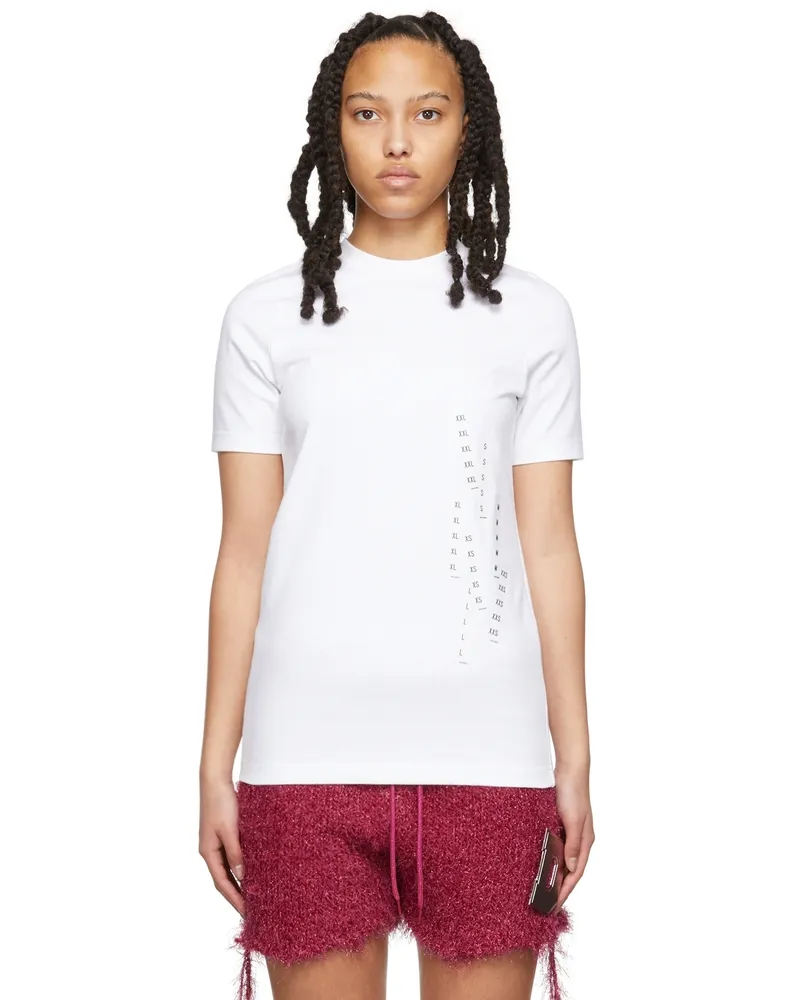 Doublet White Stretching Onesize T-Shirt White