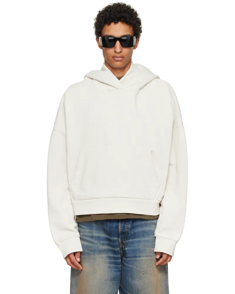 Entire Studios Off-White Heavy Hoodie Rice