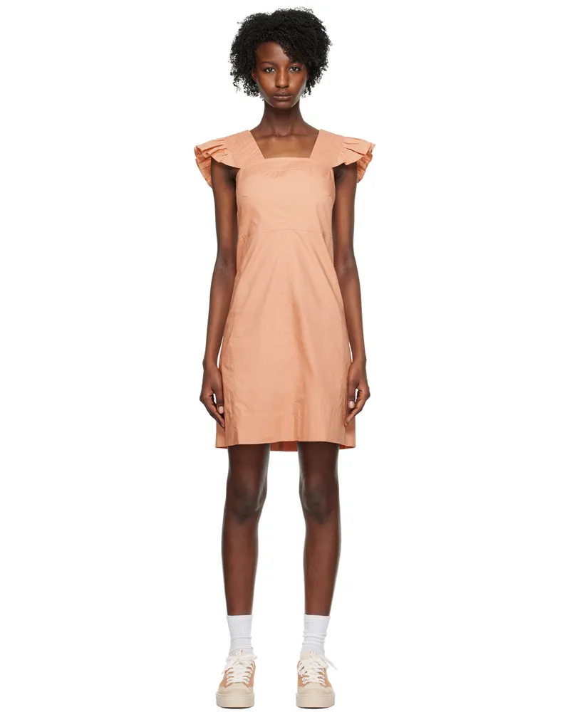 See by Chloé Pink Pinafore Minidress 6i2