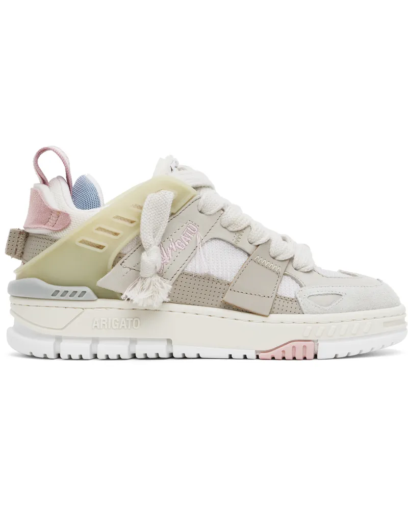 Axel Arigato Beige & Pink Area Patchwork Sneakers Dk
