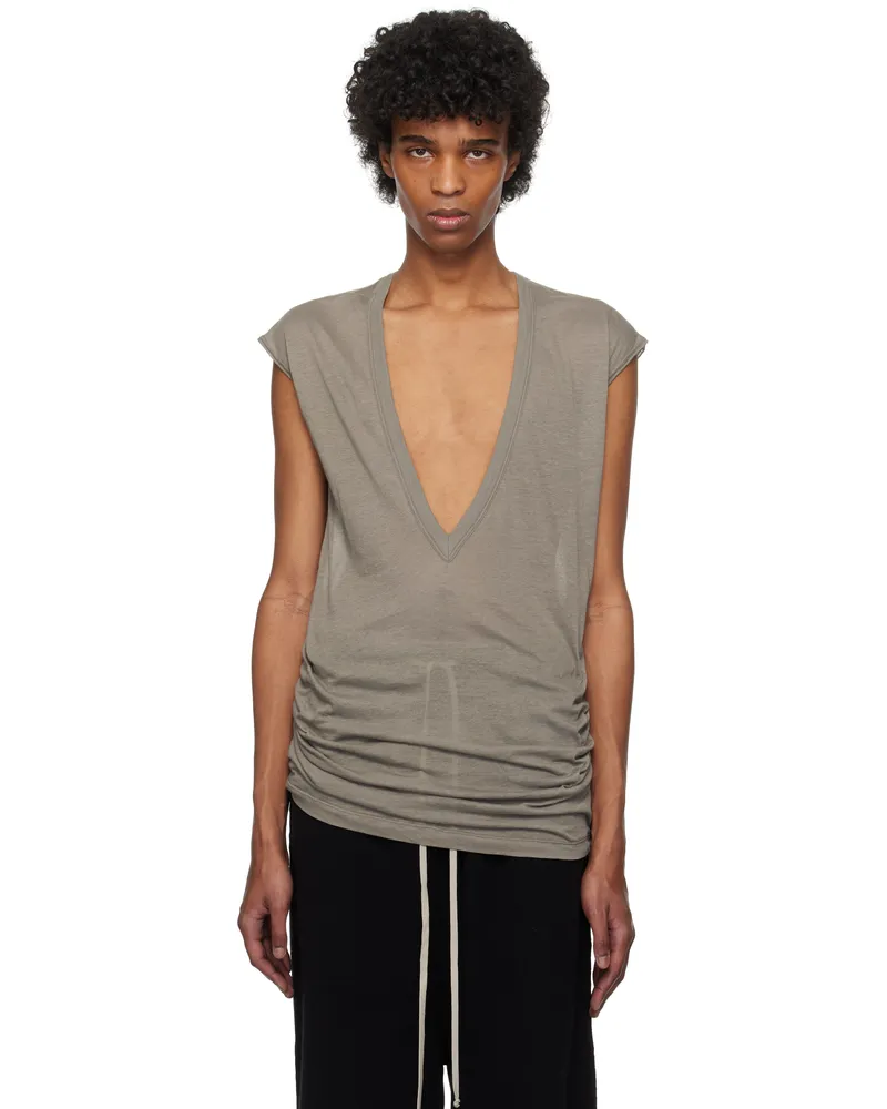 Rick Owens Gray Holywood Dylan T-shirt 34