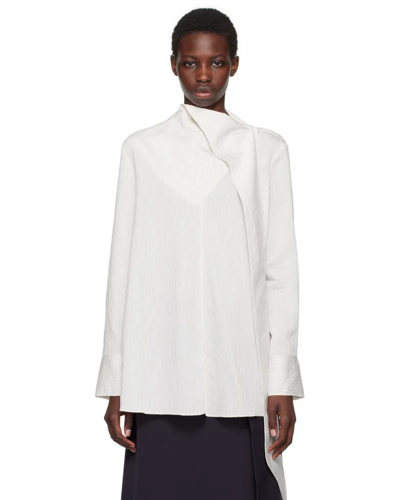 Studio Nicholson White Utah Blouse Black