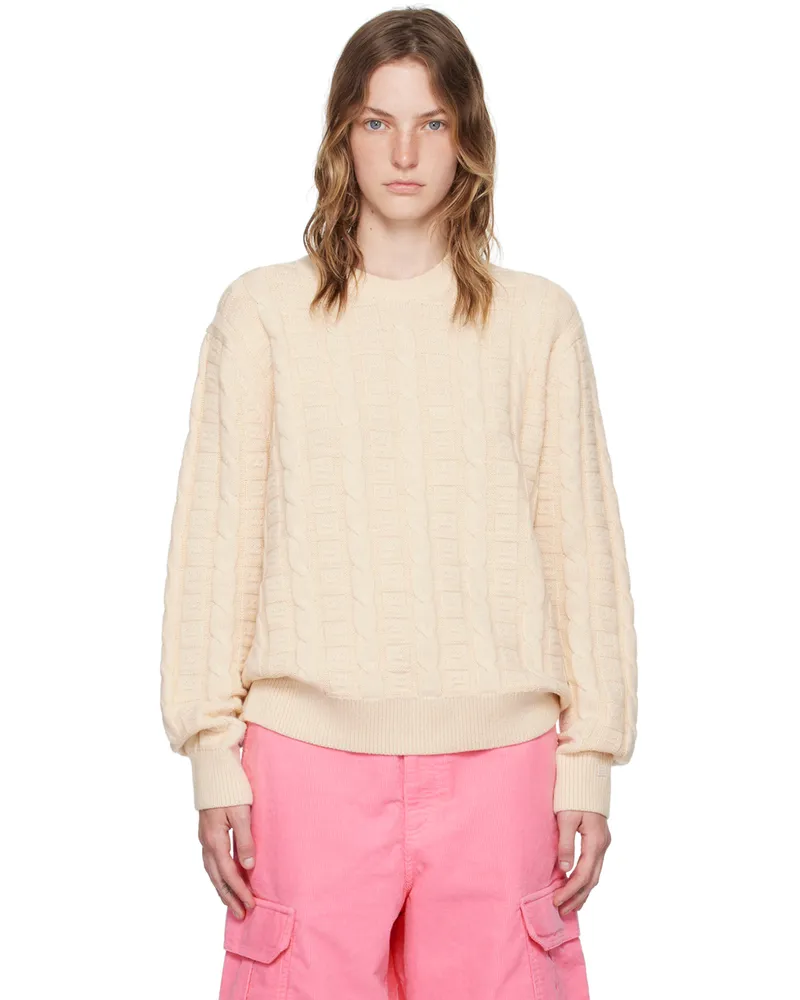 Acne Studios Beige Cable Sweater 633
