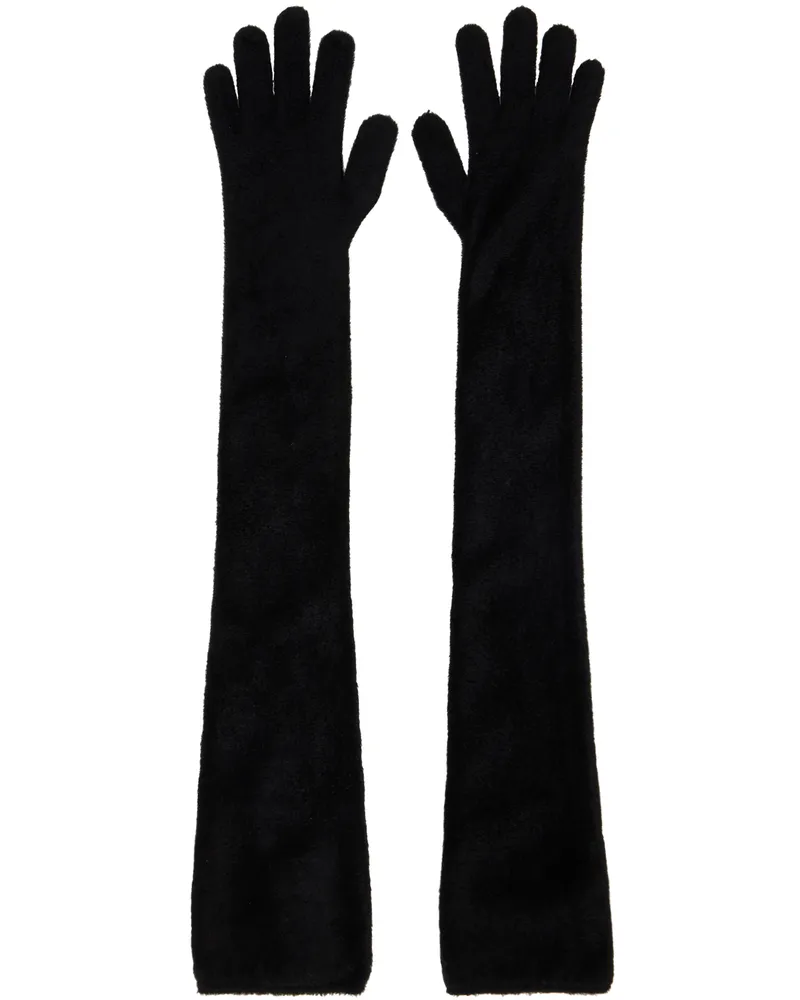 Alaïa Black Long Gloves 995