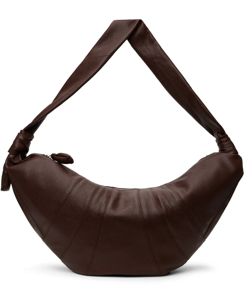 Christophe Lemaire Burgundy Large Croissant Bag Br503