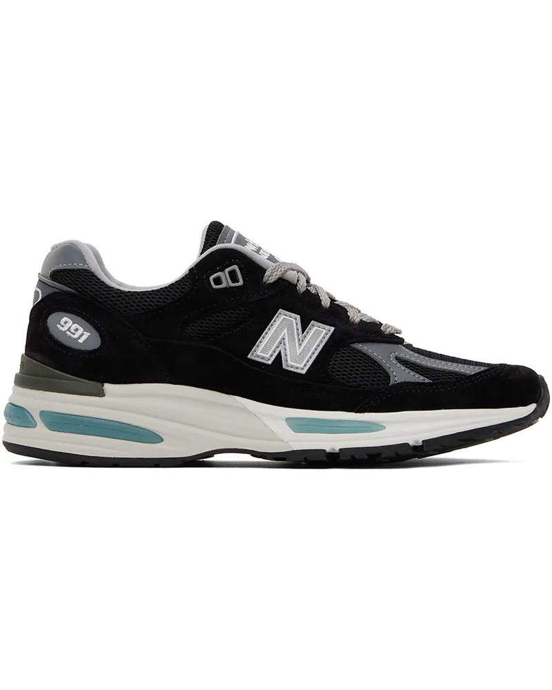 New Balance Black 'Made in UK' 991v2 Sneakers Black
