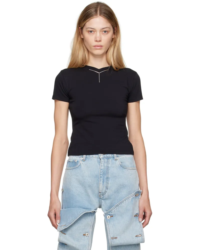 Y/PROJECT Black Hardware T-Shirt Black