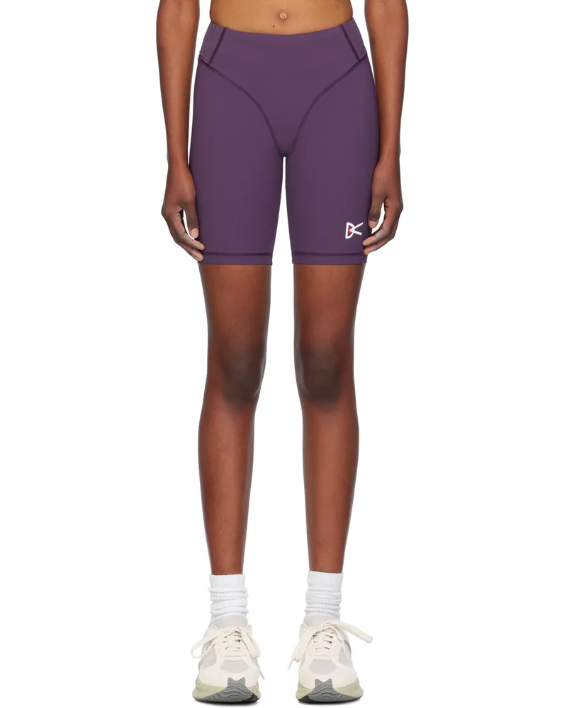 District Vision Purple 7 Pocketed Sport Shorts Nightshade