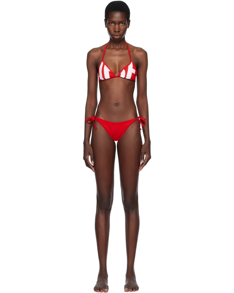 Diesel Red Bfb-Sees-A & Brazilian-D-Core Bikini 42a