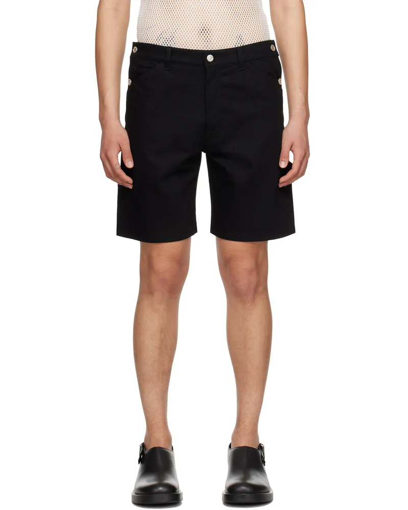 Courrèges Black Sailor Shorts 9999