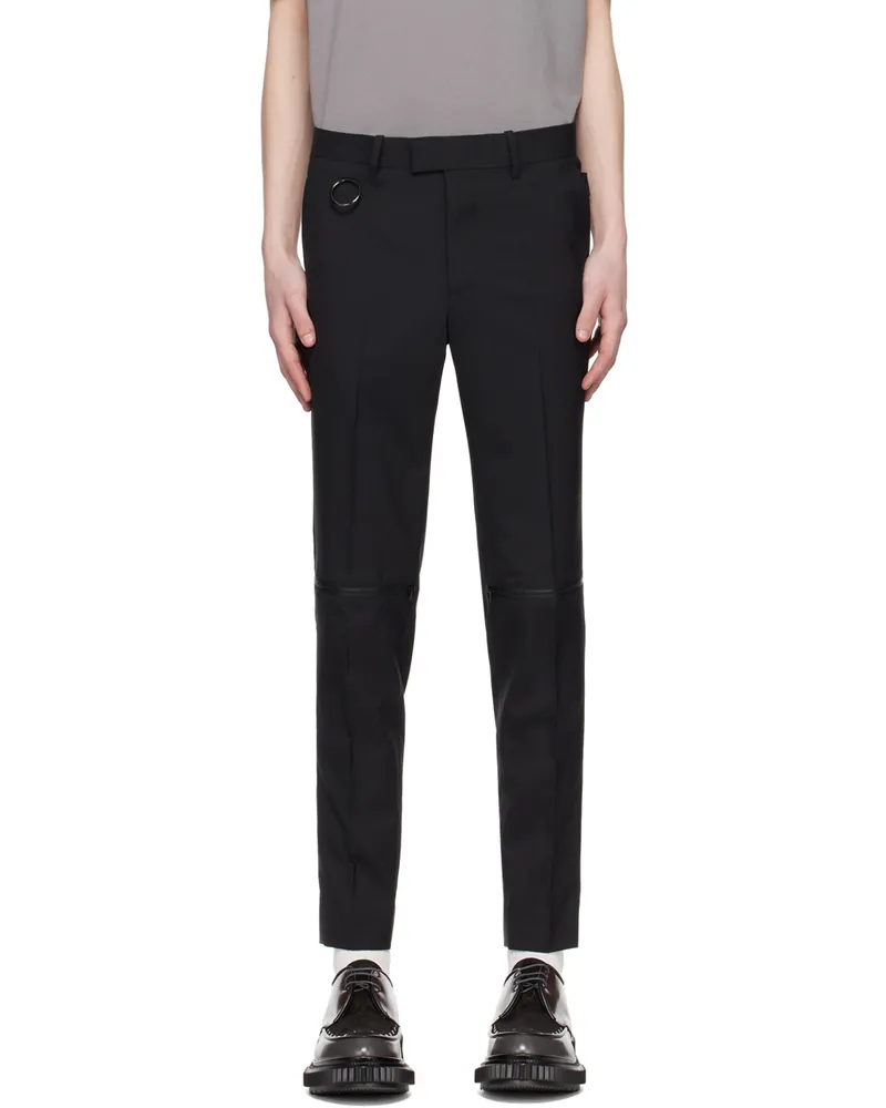 Undercover Black O-Ring Trousers Black