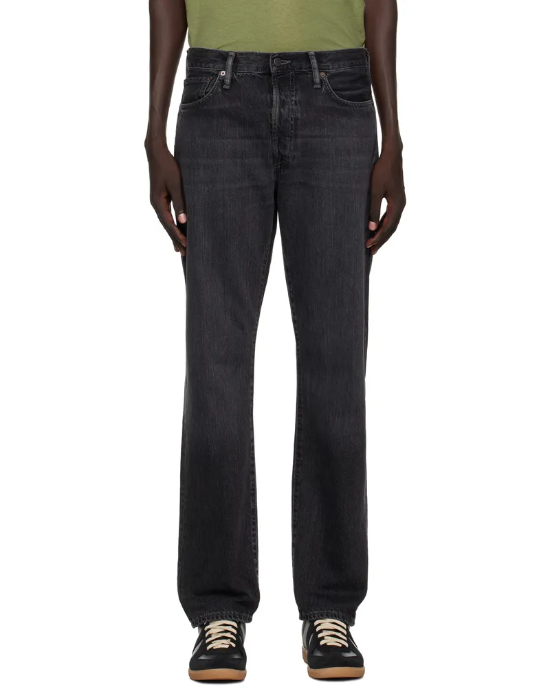 Acne Studios Black Faded Jeans 900