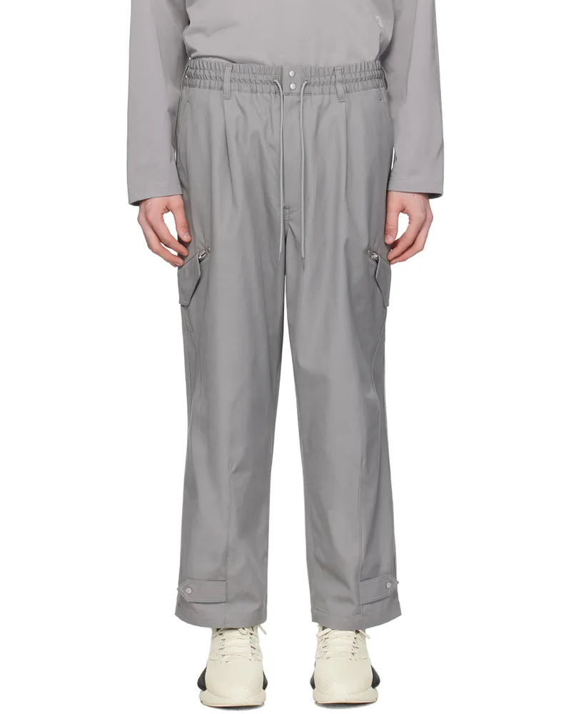 Y-3 Gray Workwear Cargo Pants Ch