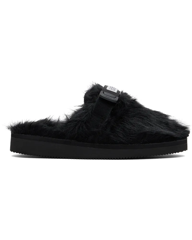 SUICOKE Black ZAVO-2EU Slippers Black