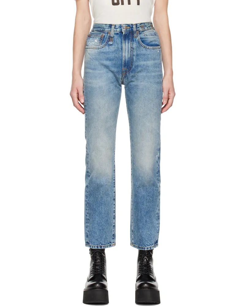 R13 Blue Courtney Slim Jeans Jasper