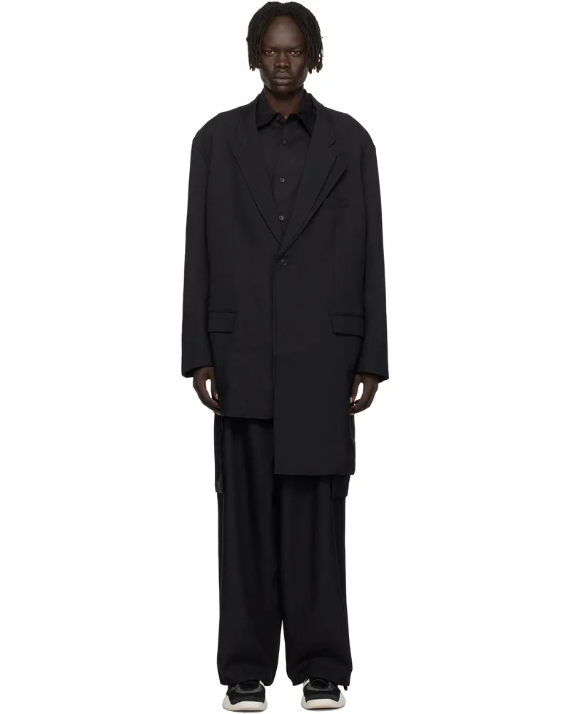 Y-3 Black Sport Uniform Blazer Black