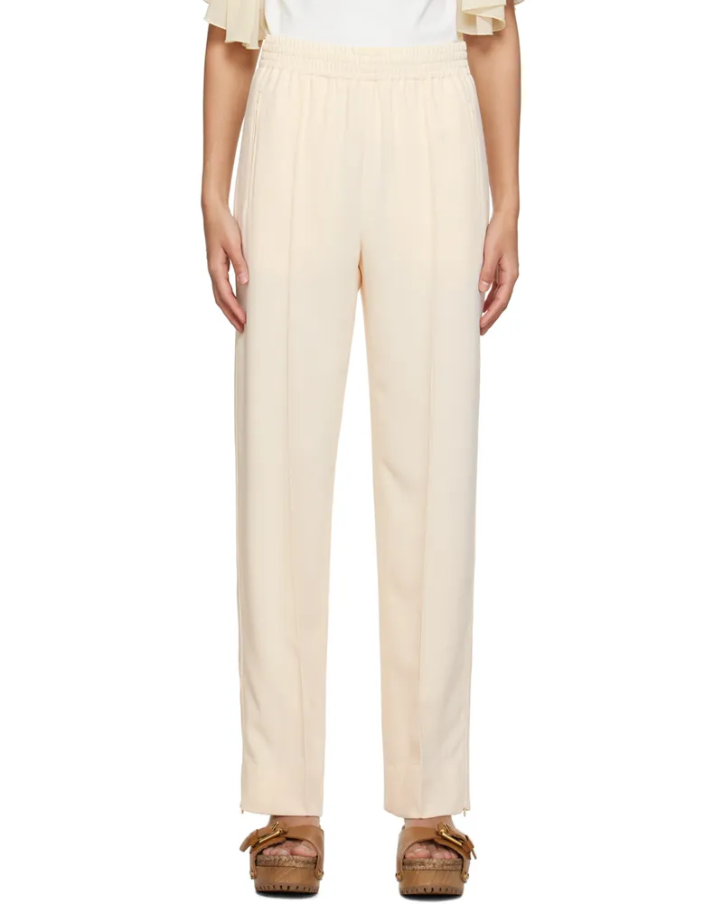 See by Chloé Off-White City Fluid Trousers 22p