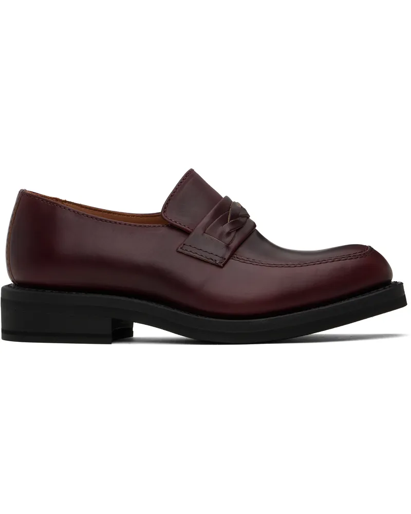 Our Legacy Burgundy Nakano Loafers Burgundy