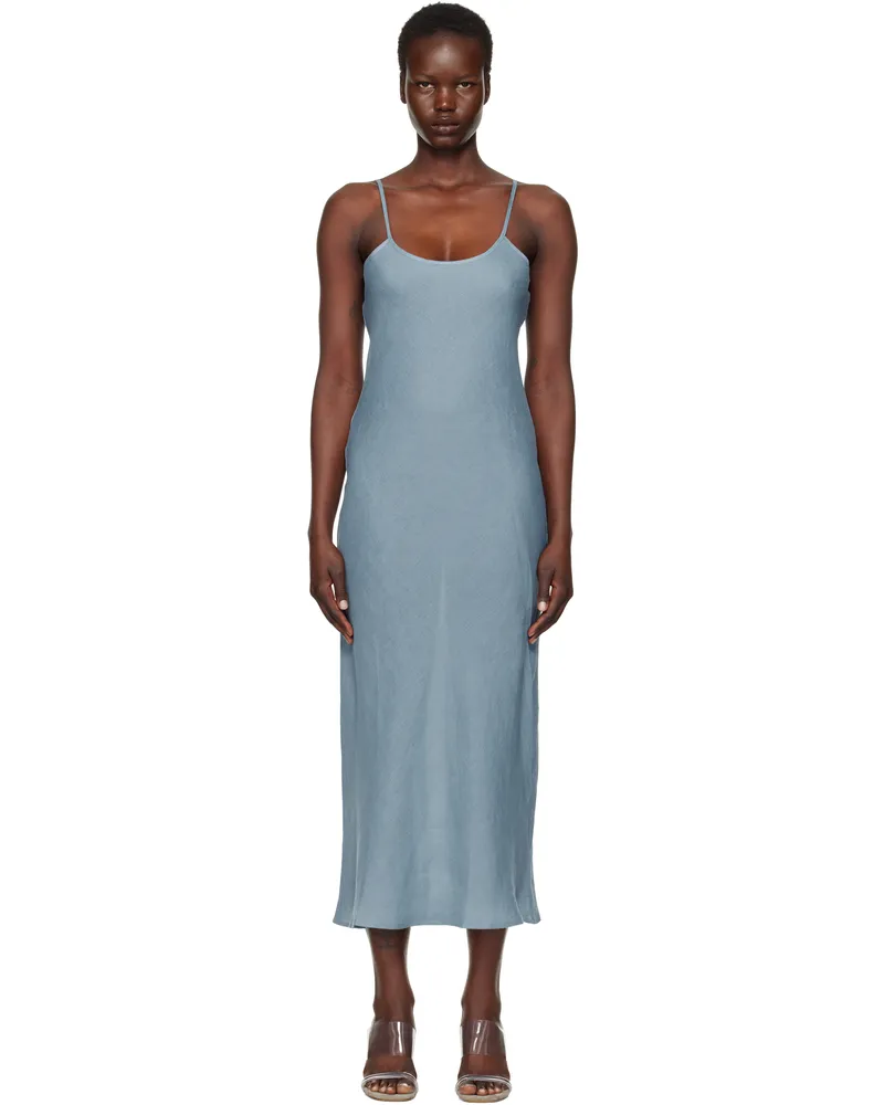 Baserange Blue Dydine Maxi Dress Truss