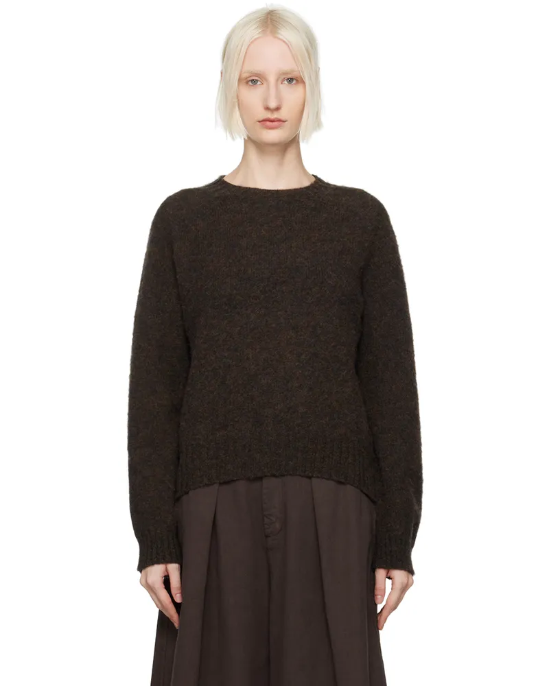 YMC Brown Jets Sweater 20-brown