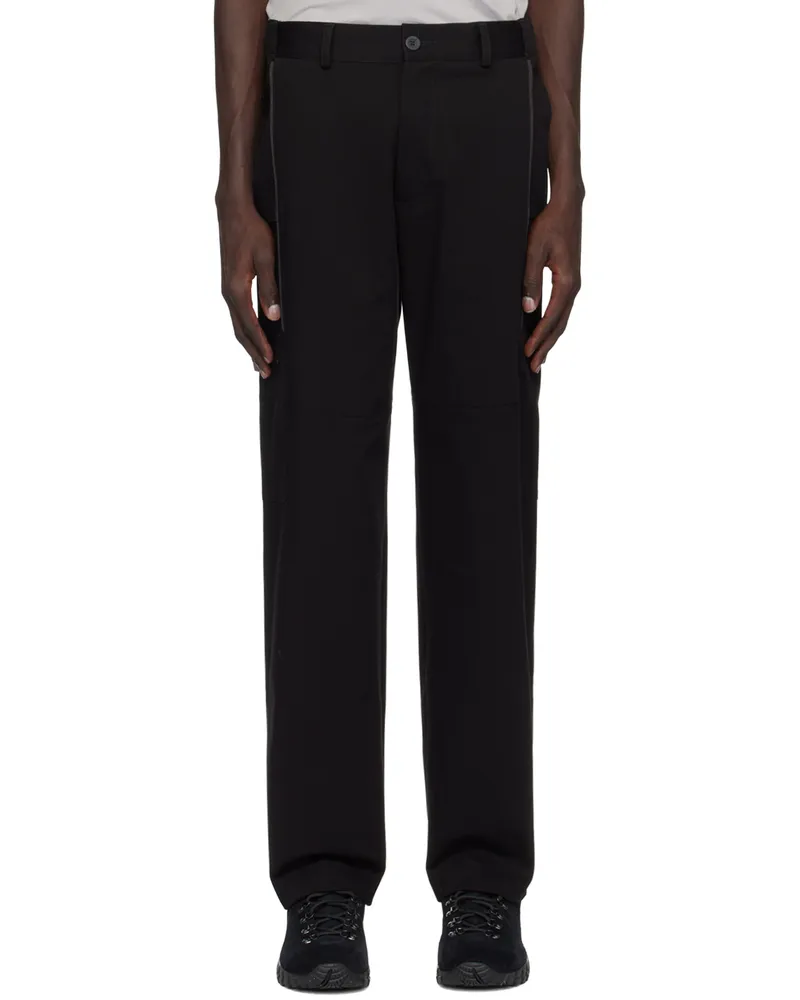 GR10K SSENSE Exclusive Black Piping Cargo Pants Black
