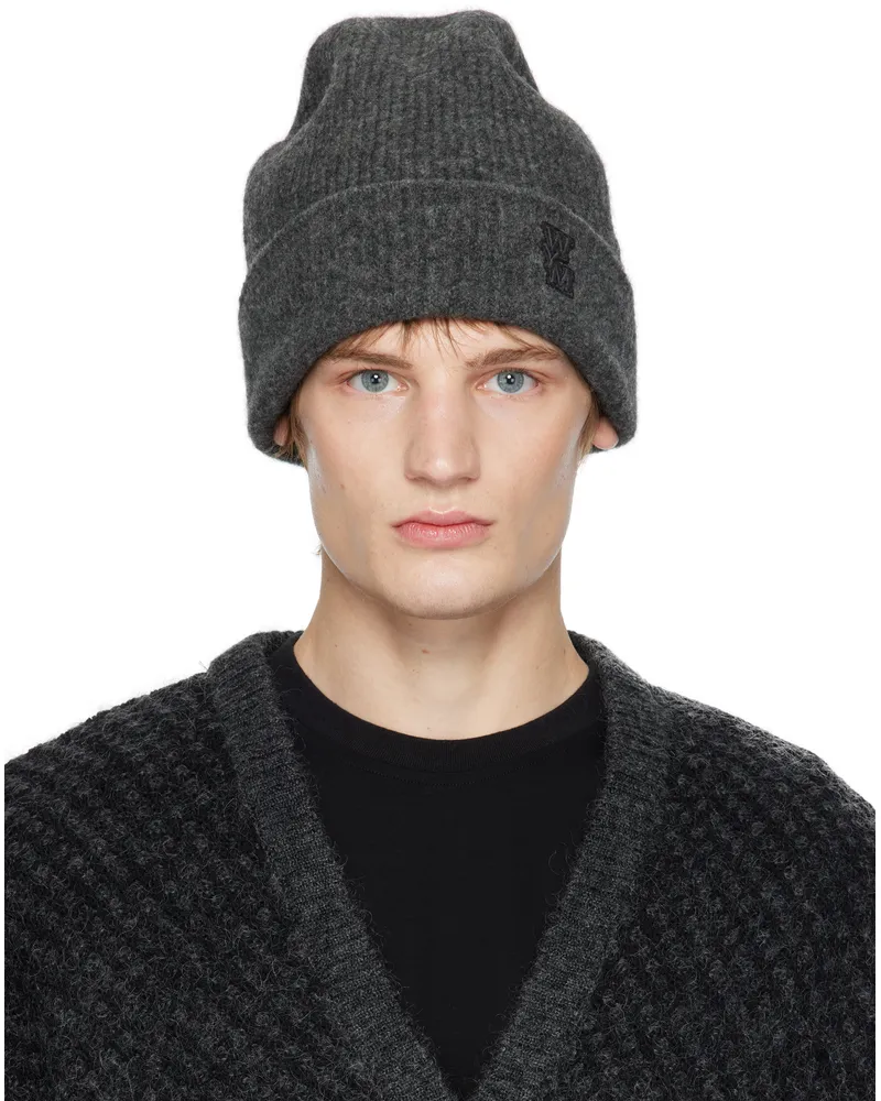 Wooyoungmi Gray Knit Beanie 535g