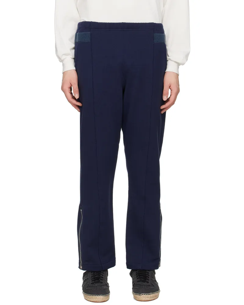 KURO Navy Side Zip Lounge Pants Navy