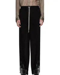 Rick Owens Black Lido Track Pants Black