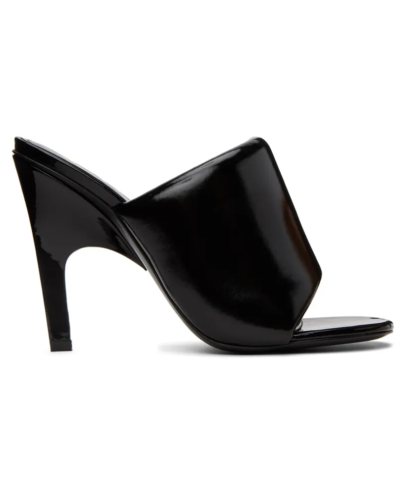 ATTICO Black Rem Heeled Sandals 100