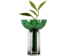 Green & Black Torus Vase
