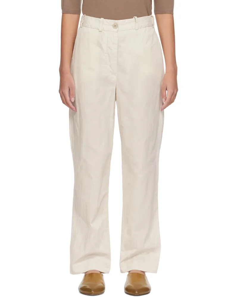 Casey Casey Beige Bee Trousers Clay