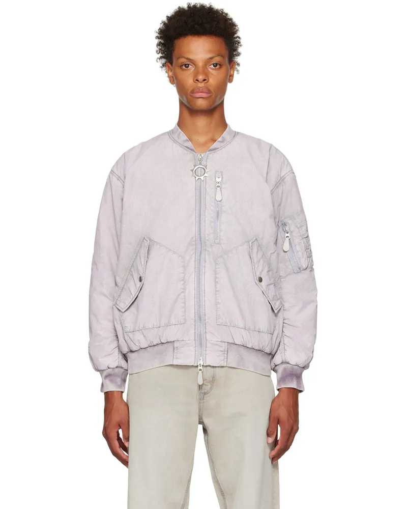 Eytys SSENSE Exclusive Purple Delta Bomber Jacket Quartz