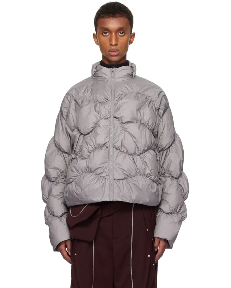 A. A. Spectrum Gray Pileus Down Jacket Graphite