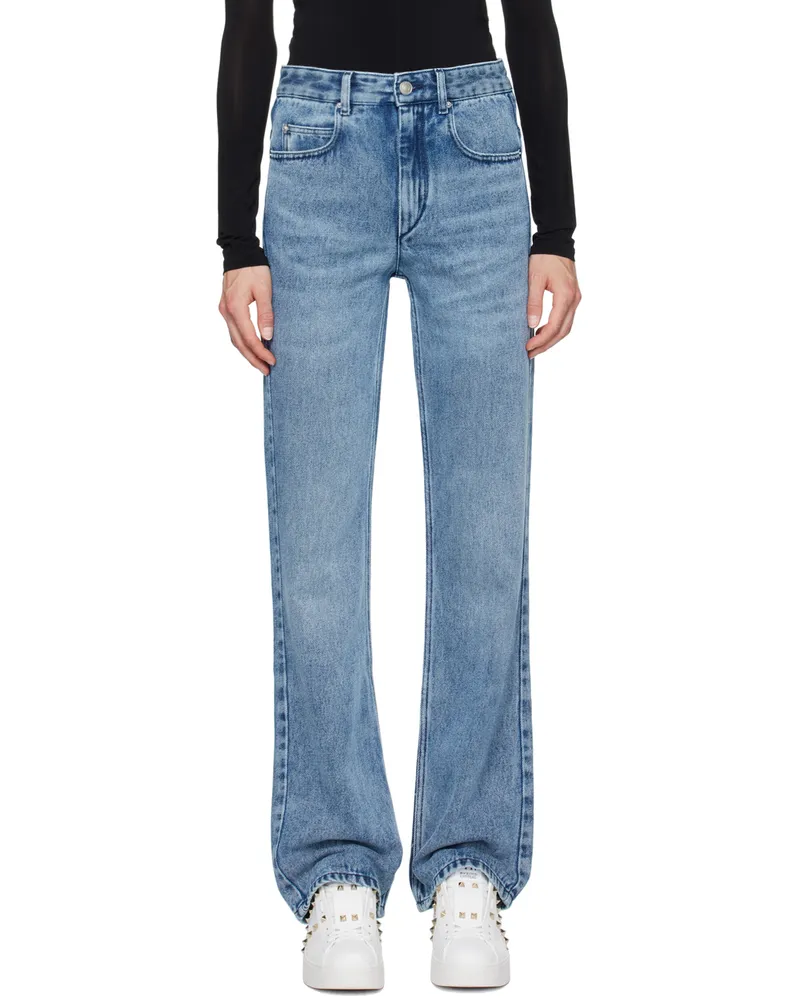 Isabel Marant Blue Belvira Flared Jeans 30lu