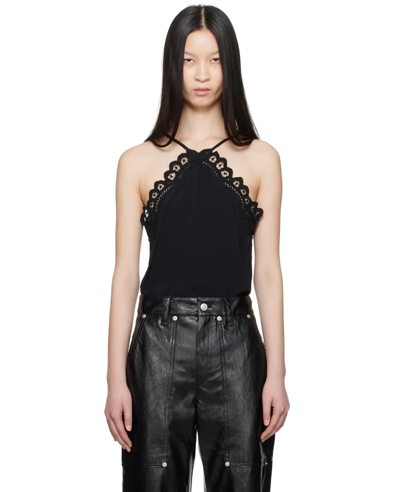 Étoile Isabel Marant Black Elva Camisole 01bk