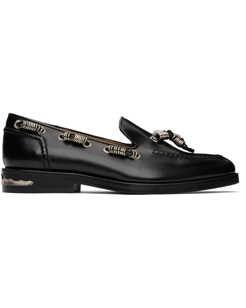Toga Black Polido Loafers Black