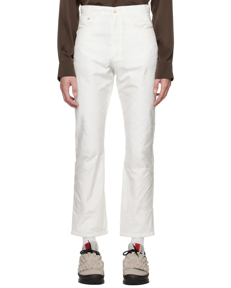Kanghyuk SSENSE Exclusive Off-White Airbag Trousers Off