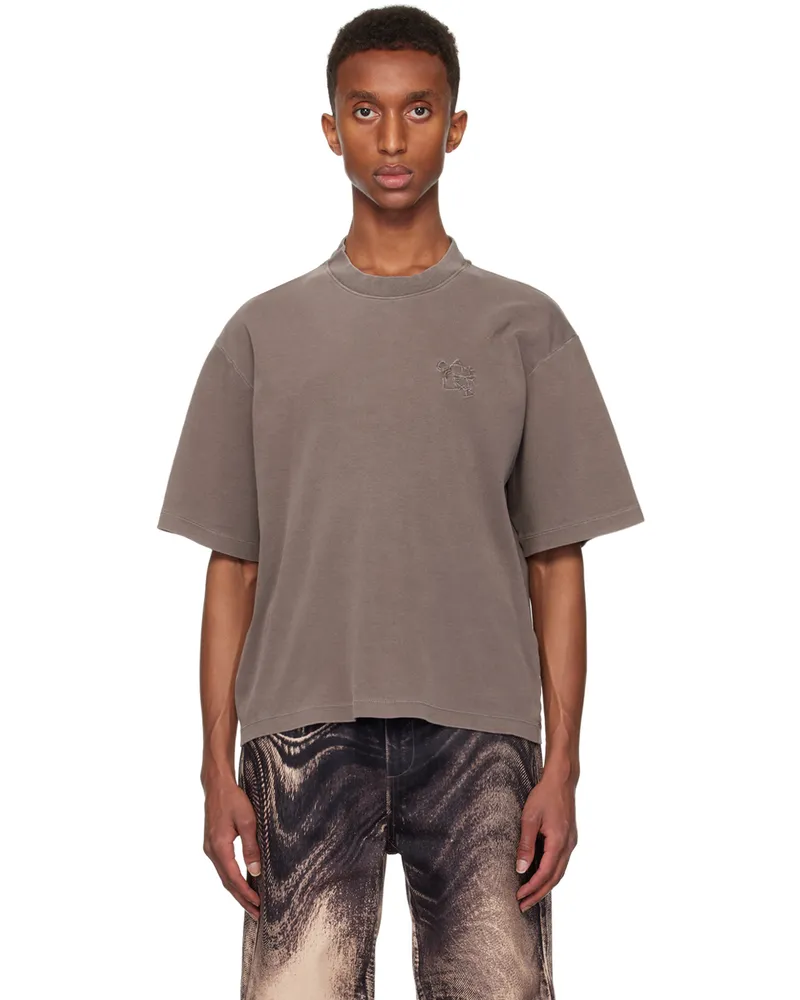 Camper Brown Organic Cotton T-shirt Brown