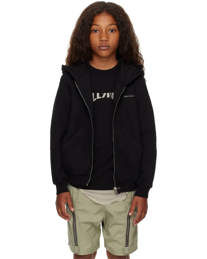 Rick Owens Kids Black Hollywood Jason's Hoodie 0908