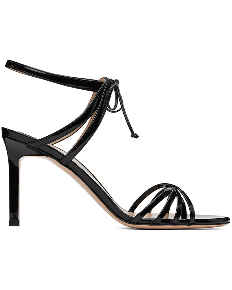 Tom Ford Black Patent Leather Angelica Heeled Sandals 1n001