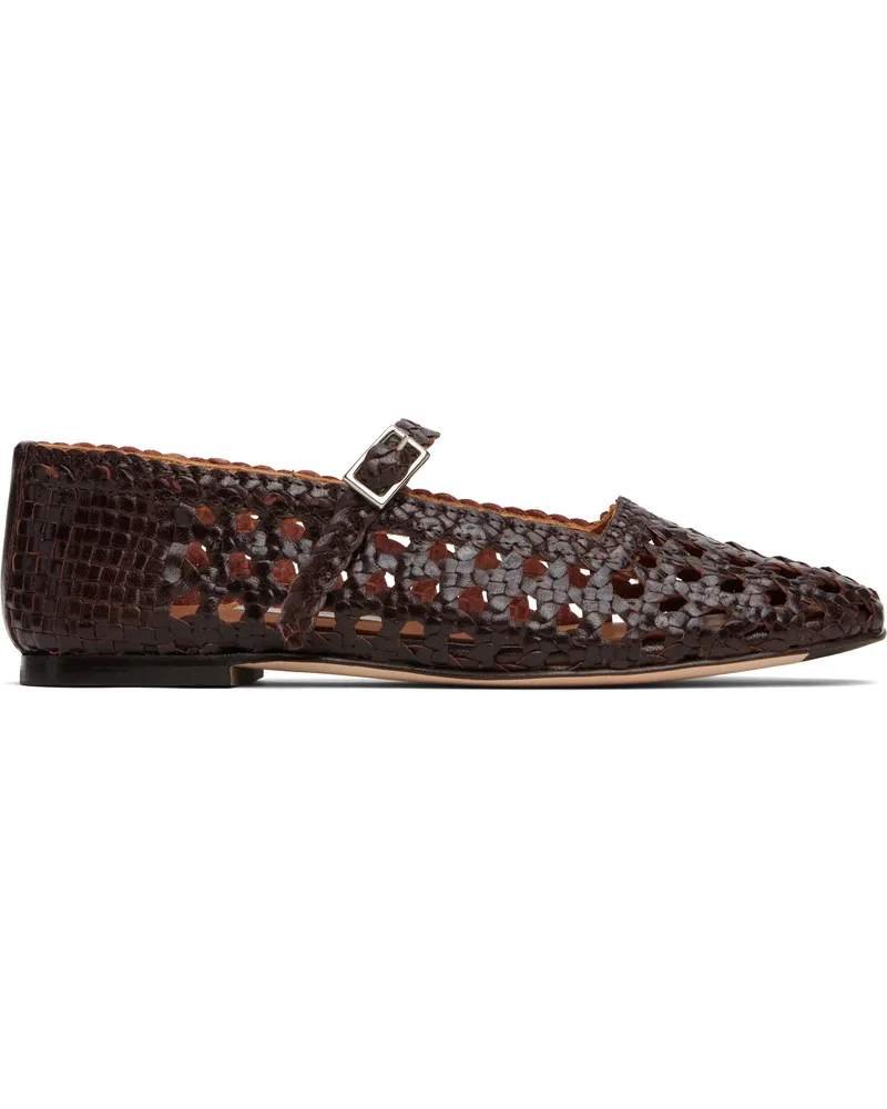 Miista Brown Yeida Ballerina Flats Brown