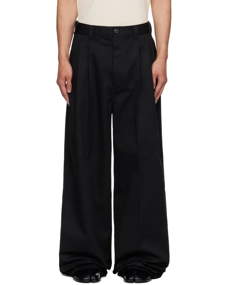 Maison Margiela Black Skater Chino Trousers 900