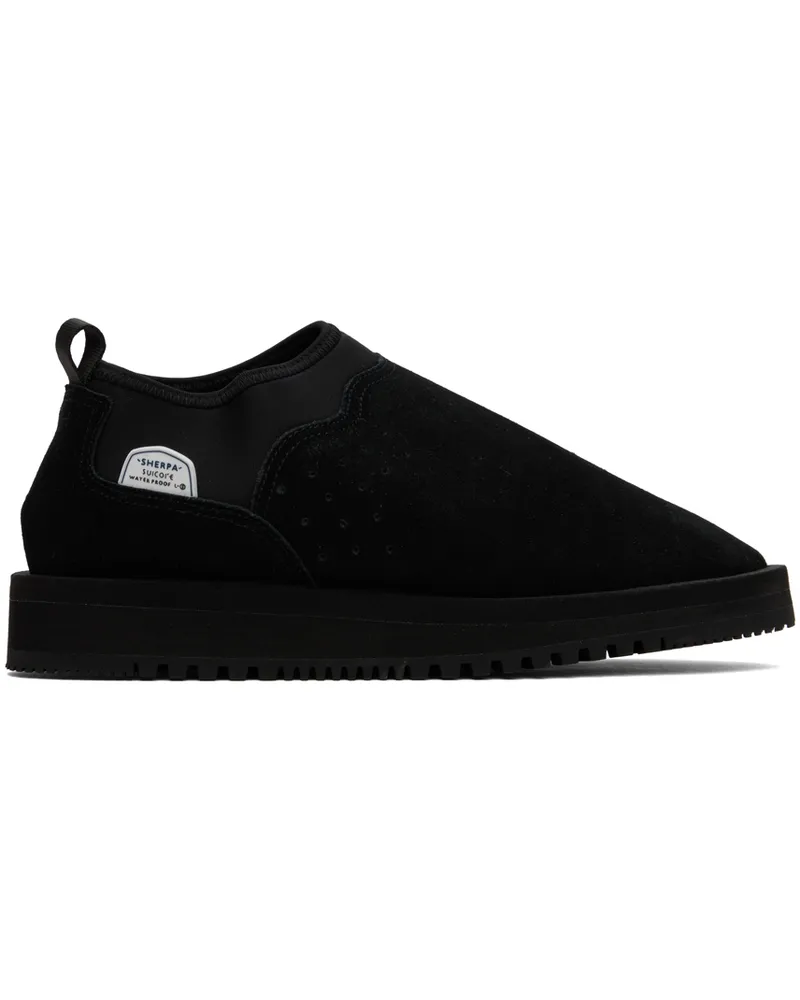 SUICOKE Black RON-Swpab-MID Loafers Black