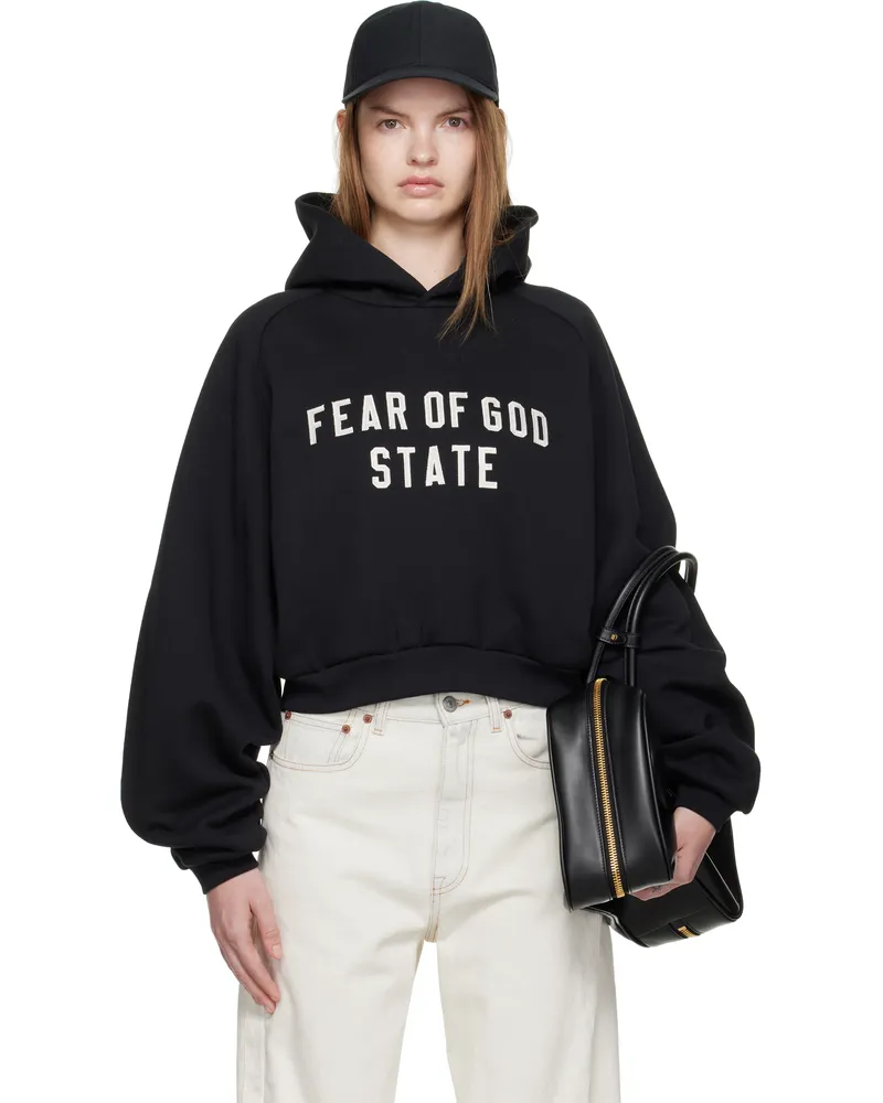 Fear of God Black Fleece Raglan Hoodie Jet