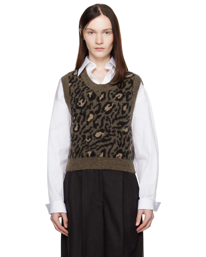A.P.C. Brown Léana Vest Caa