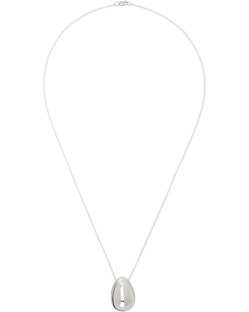 Sophie Buhai Silver Everyday Egg Pendant Necklace Sterling