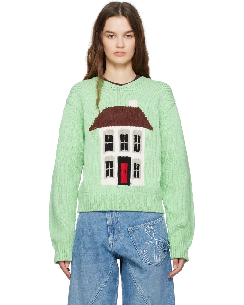 J.W.Anderson Green House Graphic Sweater 520